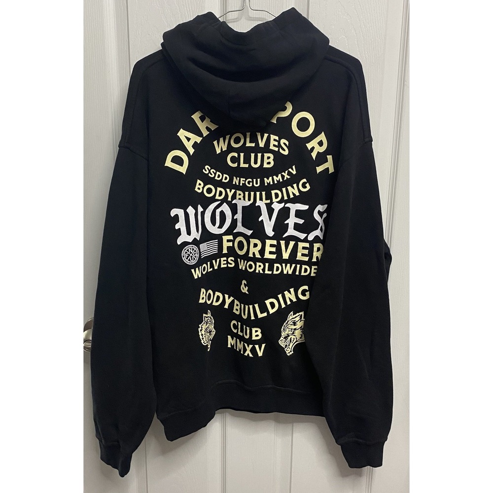 Darc Sport Pierce Hoodie Limited Edition 128/1000 Unisex Black Bodybuilding M